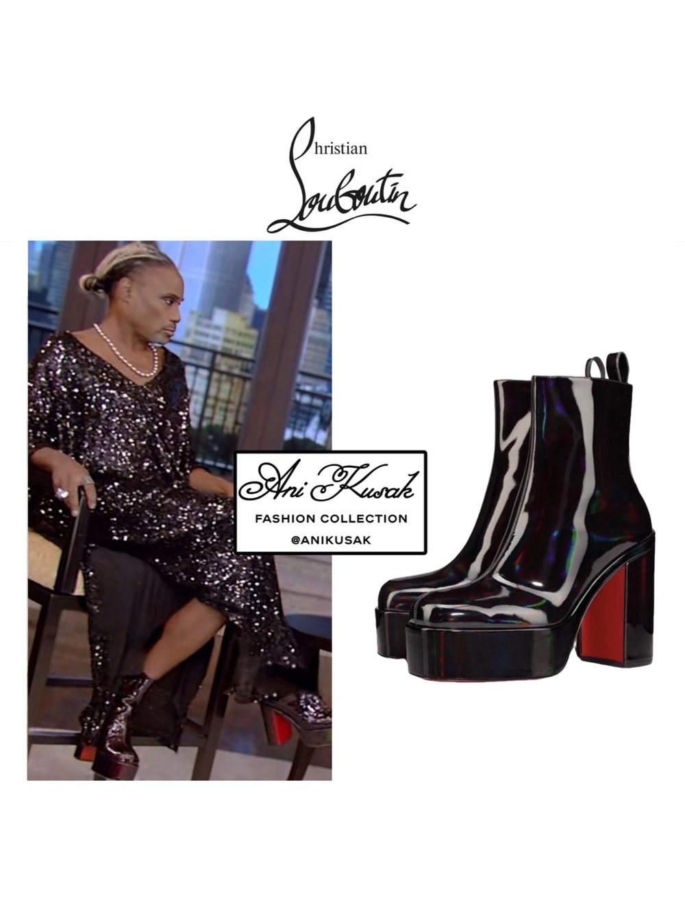 Christian Louboutin Stage Angels ‘ Boots